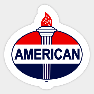 American Oil Sticker